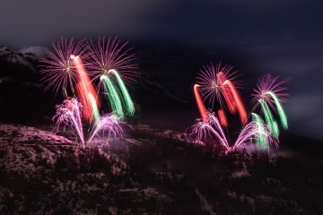 Féérie du nouvel an / Feu d'artifice Briançon 2024